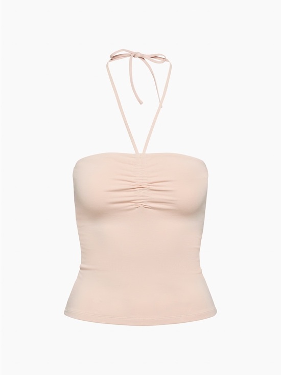 Aritzia Tops - Aritzia Chill Mila Halter Top Soft Seashell Pink NWT